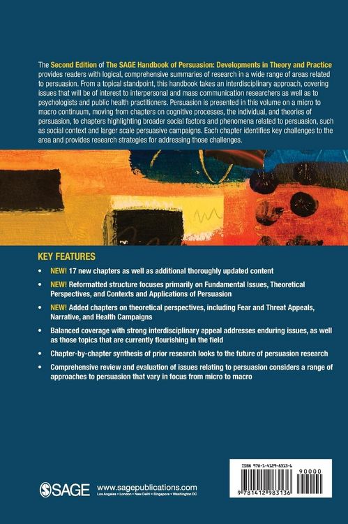 Produktbild: Sage Handbook of Persuasion