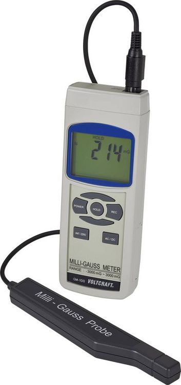Produktbild: VOLTCRAFT GM-100 Magnetfeld Analyseger&auml;t