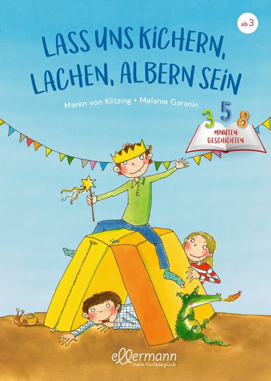 Produktbild: 3-5-8 Minutengeschichten. Lass uns kichern, lachen, albern sein