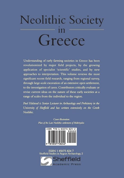 Produktbild: Neolithic Society in Greece