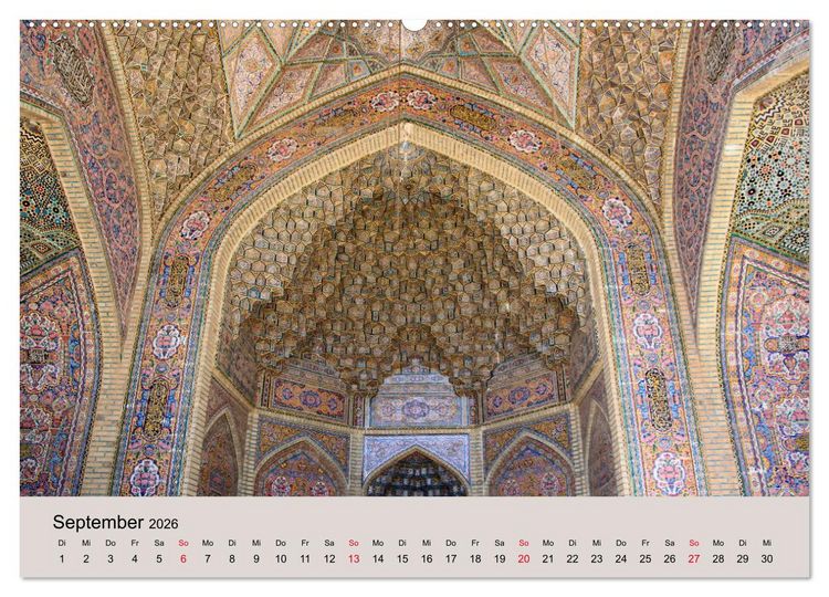 Produktbild: Unbekannter Iran (hochwertiger Premium Wandkalender 2026 DIN A2 quer), Kunstdruck in Hochglanz
