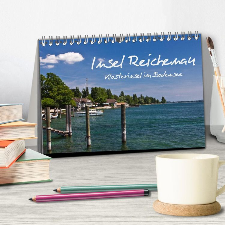 Produktbild: Insel Reichenau - Klosterinsel im Bodensee (Tischkalender 2026 DIN A5 quer), CALVENDO Monatskalender