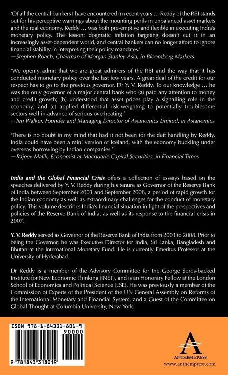 Produktbild: India and the Global Financial Crisis