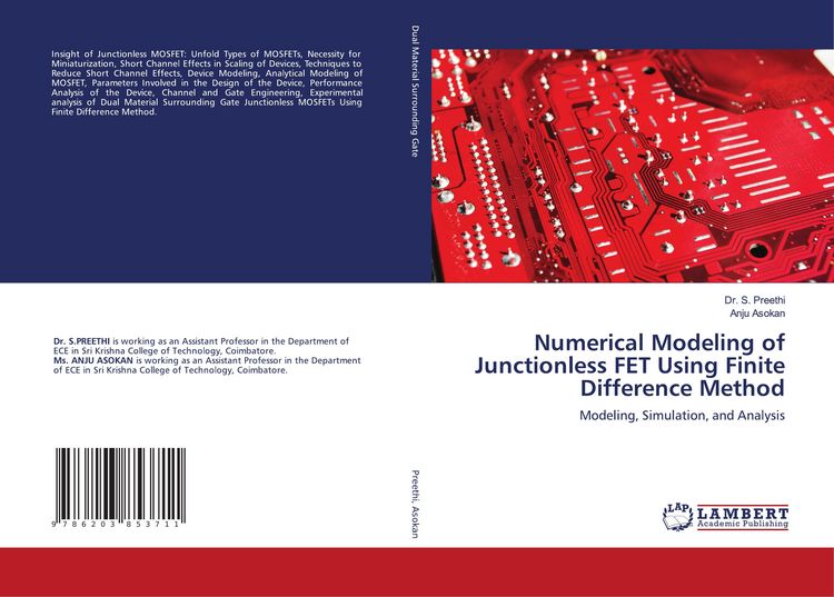 Produktbild: Numerical Modeling of Junctionless FET Using Finite Difference Method