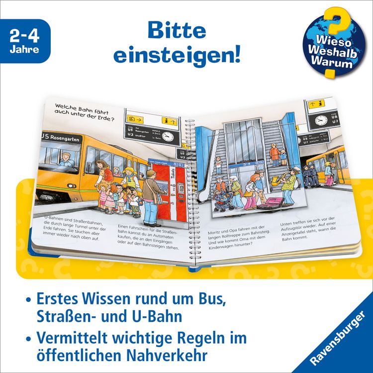 Produktbild: Wieso? Weshalb? Warum? junior, Band 63 - Unterwegs mit Bus und Bahn