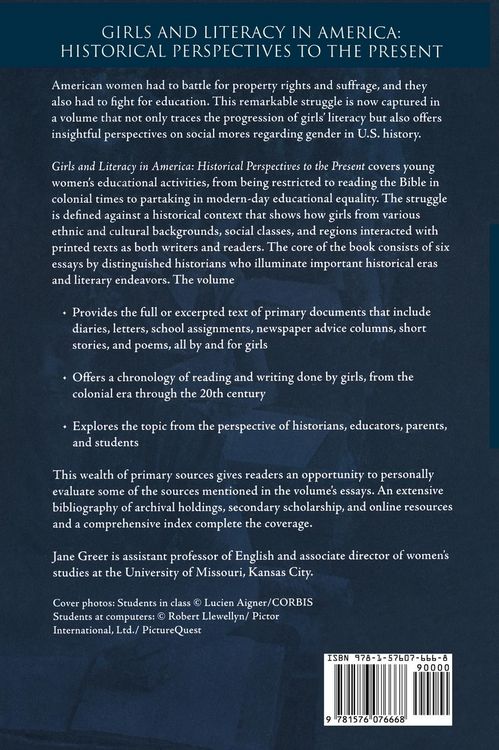 Produktbild: Girls and Literacy in America
