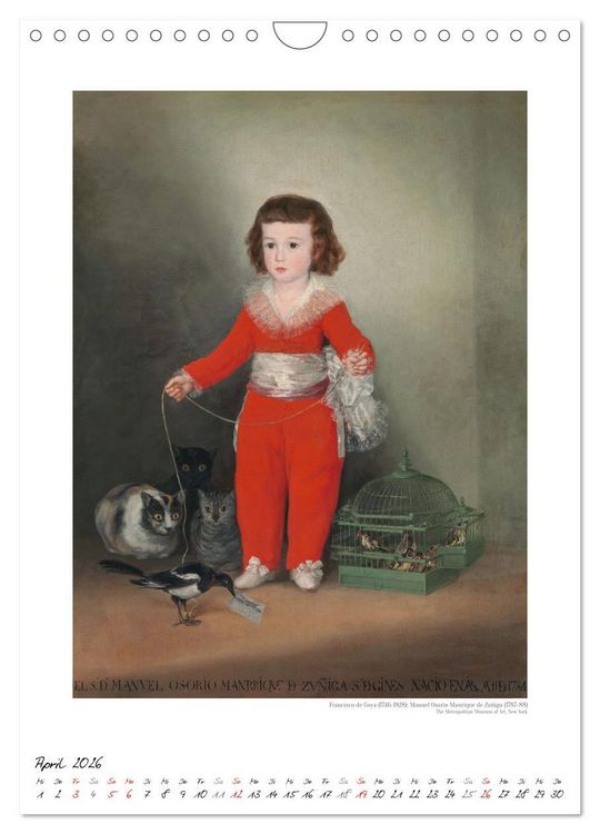 Produktbild: Beste Freunde Hund - Katze - Vogel - Mensch Kunstkalender (Wandkalender 2026 DIN A4 hoch), CALVENDO Monatskalender