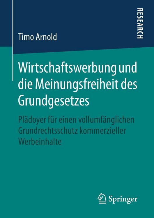 Produktbild: Wirtschaftswerbung und die Meinungsfreiheit des Grundgesetzes
