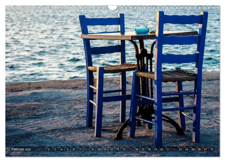 Produktbild: Griechische Momente (Wandkalender 2026 DIN A3 quer), CALVENDO Monatskalender
