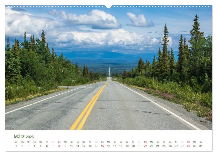 Produktbild: Der Alaska Kalender CH-Version (Wandkalender 2026 DIN A2 quer), CALVENDO Monatskalender