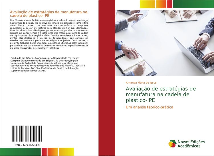 Produktbild: Avalia&ccedil;&atilde;o de estrat&eacute;gias de manufatura na cadeia de pl&aacute;stico- PE
