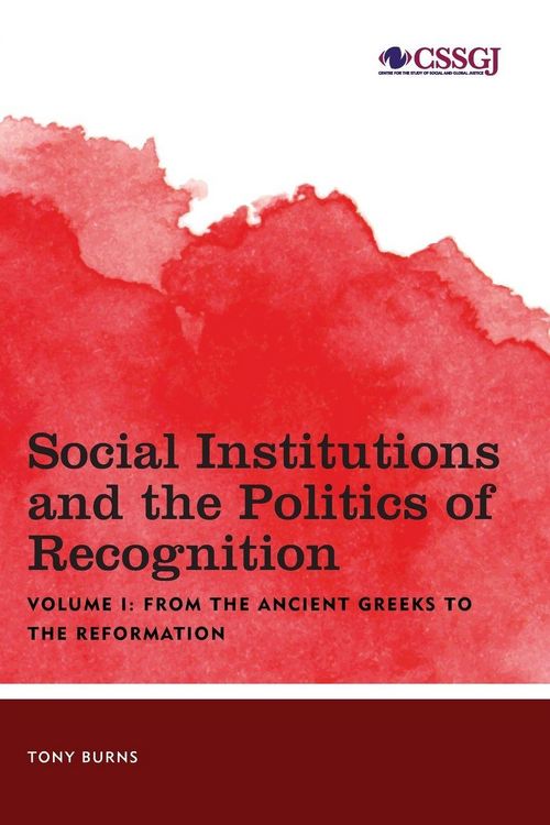 Produktbild: Social Institutions and the Politics of Recognition