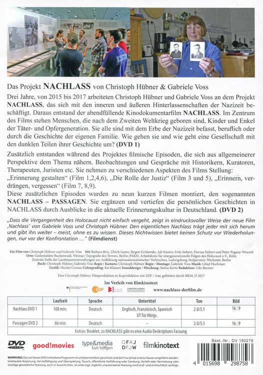 Produktbild: Nachlass - Nachlass Passagen
