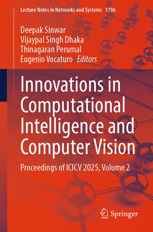 Produktbild: Innovations in Computational Intelligence and Computer Vision