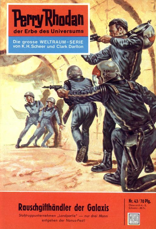 Produktbild: Perry Rhodan 43: Rauschgifth&auml;ndler der Galaxis