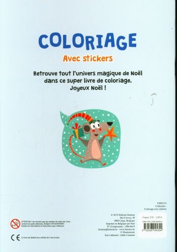 Produktbild: Coloriage avec stickers : P&egrave;re No&euml;l