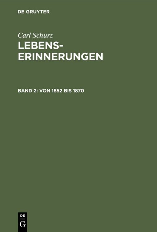 Produktbild: Von 1852 bis 1870