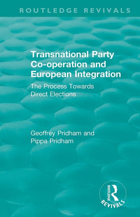 Produktbild: Transnational Party Co-operation and European Integration