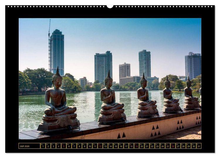 Produktbild: Sri Lanka - Landschaft und Kultur (Wandkalender 2026 DIN A2 quer), CALVENDO Monatskalender