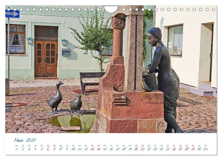 Produktbild: Nebra. Stadt der Himmelsscheibe im Burgenlandkreis (Wandkalender 2027 DIN A4 quer), CALVENDO Monatskalender