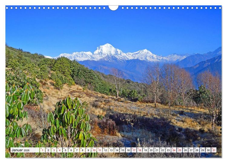 Produktbild: Der POON HILL TREK in NEPAL (Wandkalender 2026 DIN A3 quer), CALVENDO Monatskalender