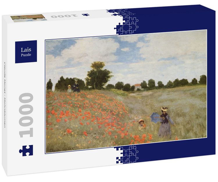 Produktbild: Lais Puzzle Claude Monet - Mohnblumen 1000 Teile