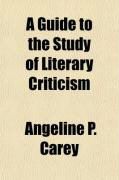 Produktbild: A Guide to the Study of Literary Criticism