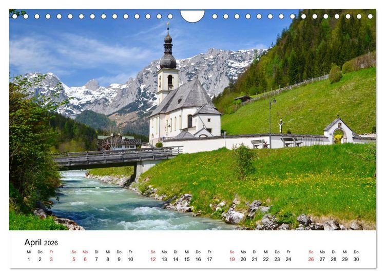 Produktbild: Im Land des K&ouml;nigssees (Wandkalender 2026 DIN A4 quer), CALVENDO Monatskalender