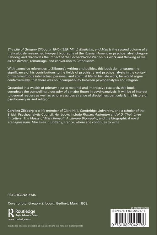 Produktbild: The Life of Gregory Zilboorg, 1940-1959