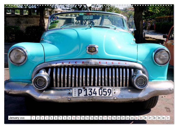 Produktbild: BUICK BEAUTIES (High Quality Premium Wall Calendar 2026 DIN A2 landscape),CALVENDO 12 Month Wall Calendar