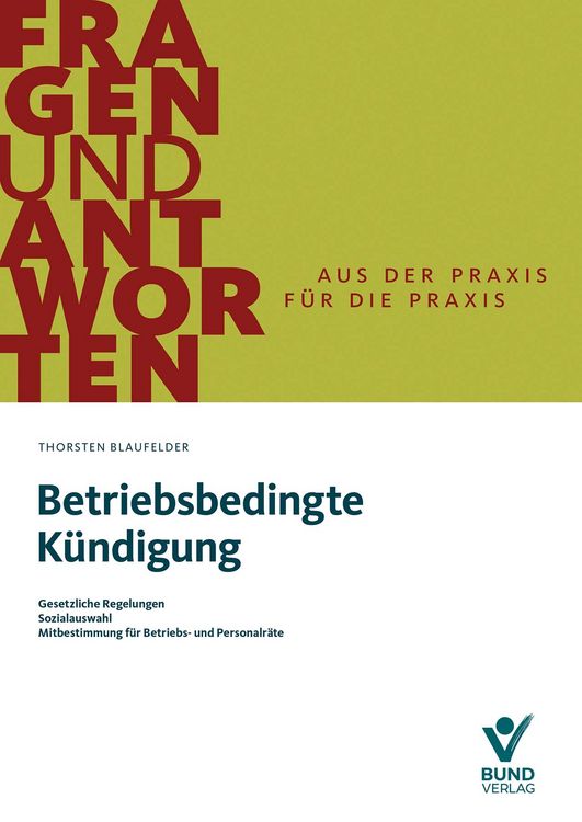 Produktbild: Betriebsbedingte K&uuml;ndigung