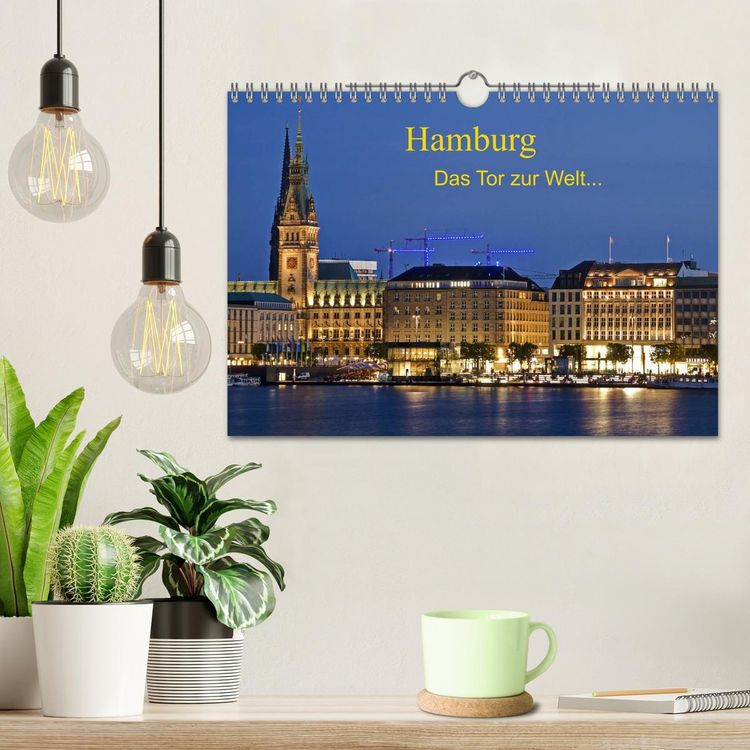Produktbild: Hamburg . Das Tor zur Welt... (Wandkalender 2026 DIN A4 quer), CALVENDO Monatskalender