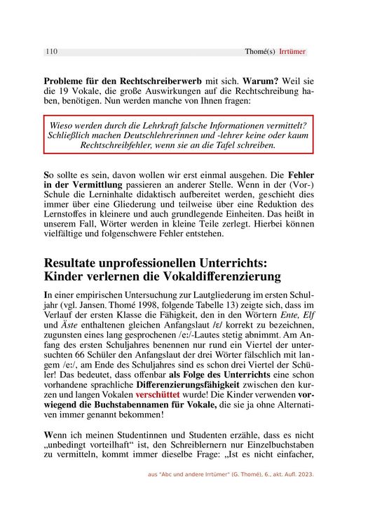 Produktbild: Abc und andere Irrt&uuml;mer &uuml;ber Orthographie, Rechtschreiben, LRS/Legasthenie