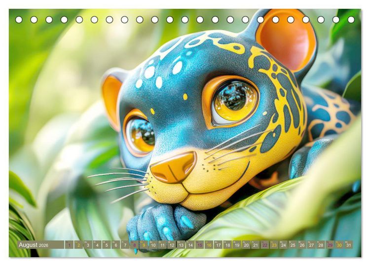 Produktbild: Kleine Wunderwelt - Kinderkalender (Tischkalender 2026 DIN A5 quer), CALVENDO Monatskalender