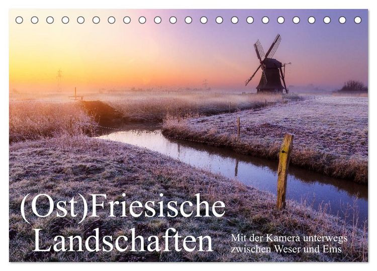 Produktbild: (Ost)Friesische Landschaften (Tischkalender 2026 DIN A5 quer), CALVENDO Monatskalender