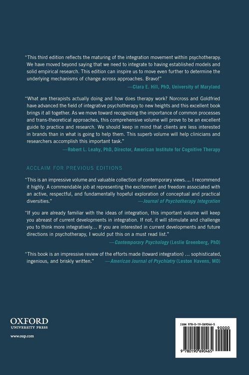 Produktbild: Handbook of Psychotherapy Integration