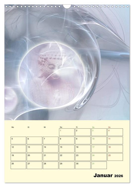 Produktbild: Buddhismus (Wandkalender 2026 DIN A3 hoch), CALVENDO Monatskalender