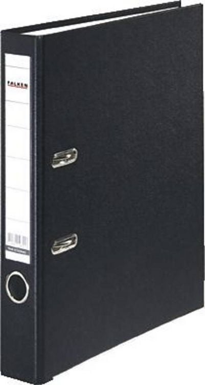 Produktbild: Falken Ordner PP-Color DIN A4 R&uuml;ckenbreite: 50mm Schwarz 2 B&uuml;gel 9984170