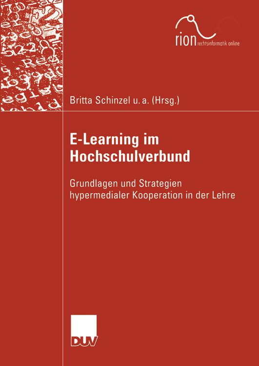 Produktbild: E-Learning im Hochschulverbund