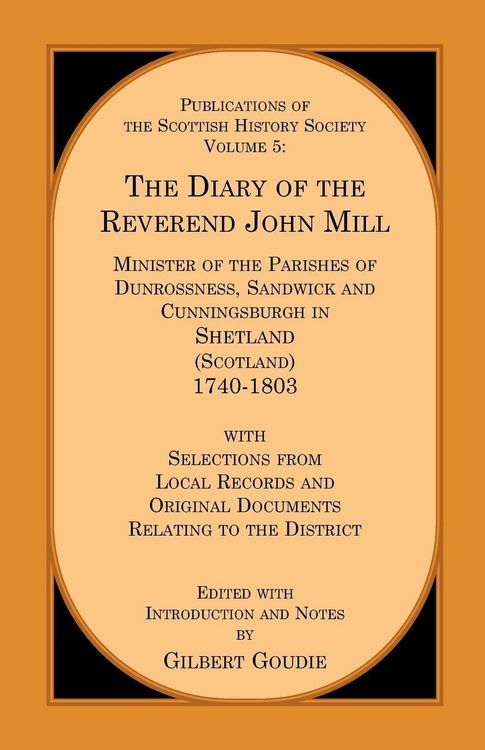 Produktbild: The Diary of the Rev. John Mill