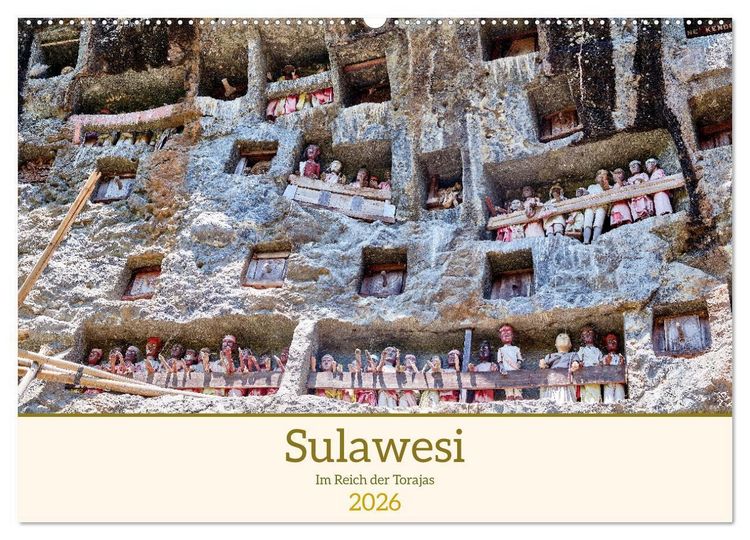 Produktbild: Sulawesi Im Reich der Torajas (Wandkalender 2026 DIN A2 quer), CALVENDO Monatskalender