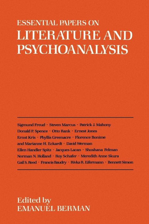 Produktbild: Essential Papers on Literature and Psychoanalysis