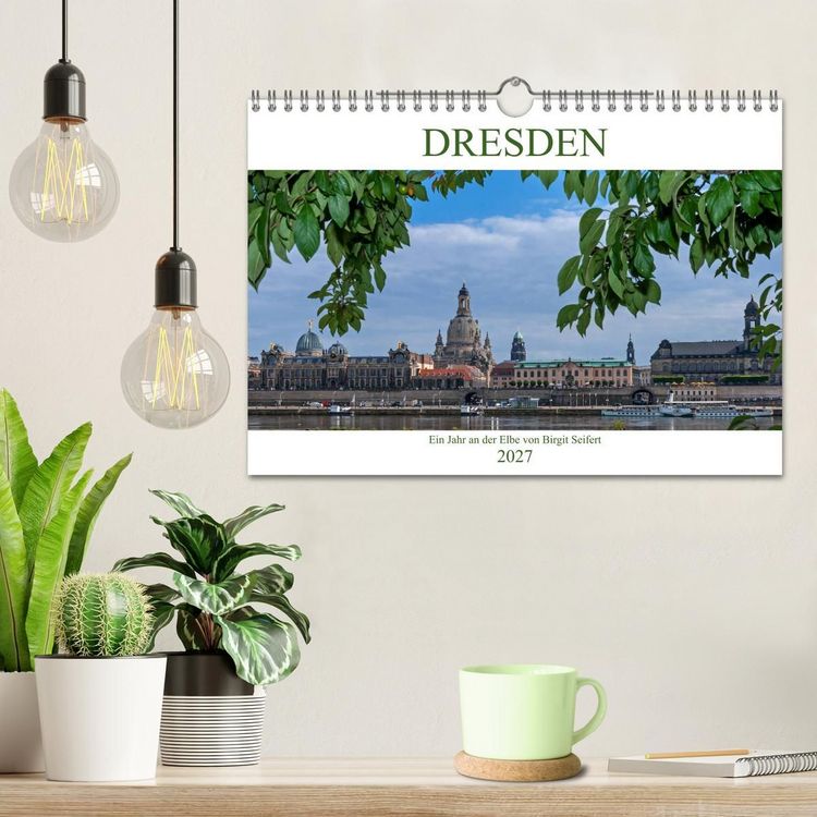 Produktbild: Dresden, ein Jahr an der Elbe (Wandkalender 2027 DIN A4 quer), CALVENDO Monatskalender