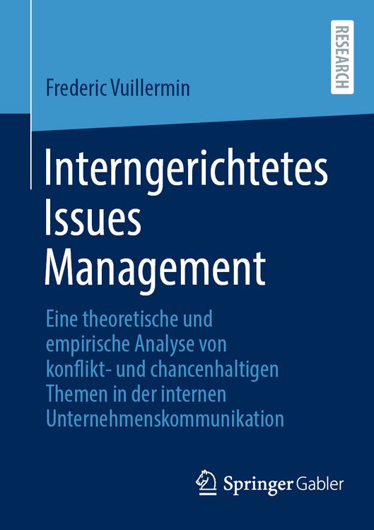 Produktbild: Interngerichtetes Issues Management