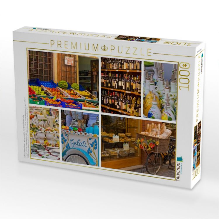 Produktbild: Sehnsucht Gardasee - Wochenm&auml;rkte und idyllische Gesch&auml;fte (Puzzle)