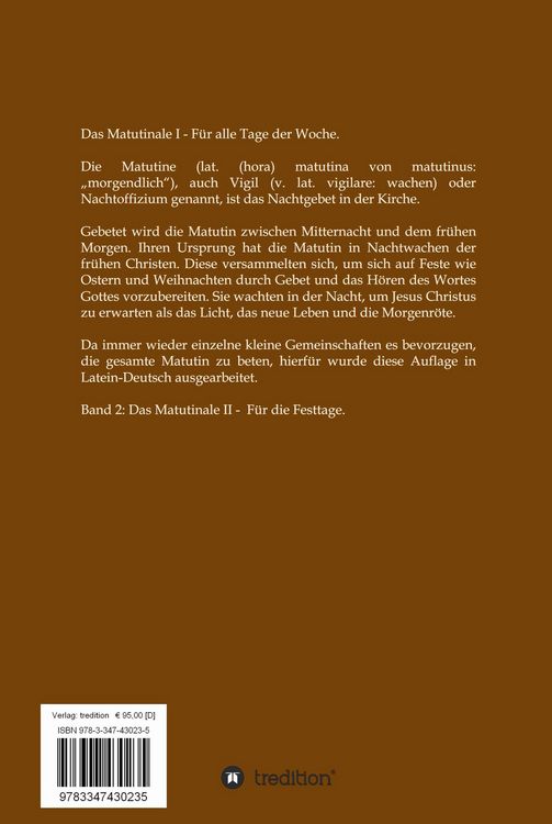 Produktbild: Matutinale I
