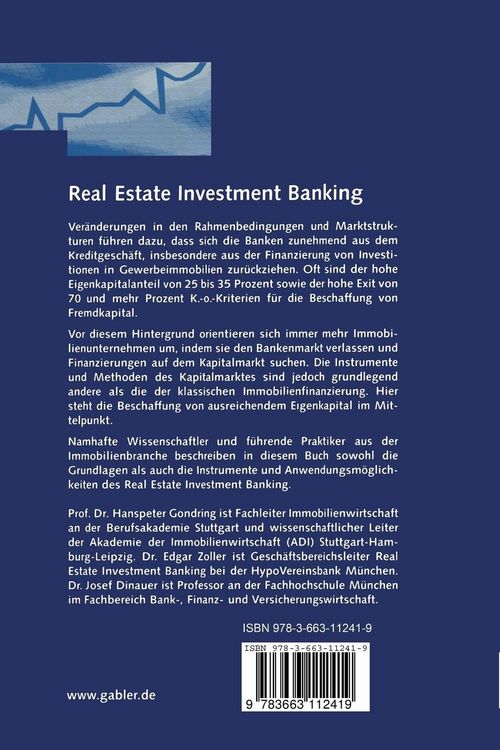 Produktbild: Real Estate Investment Banking