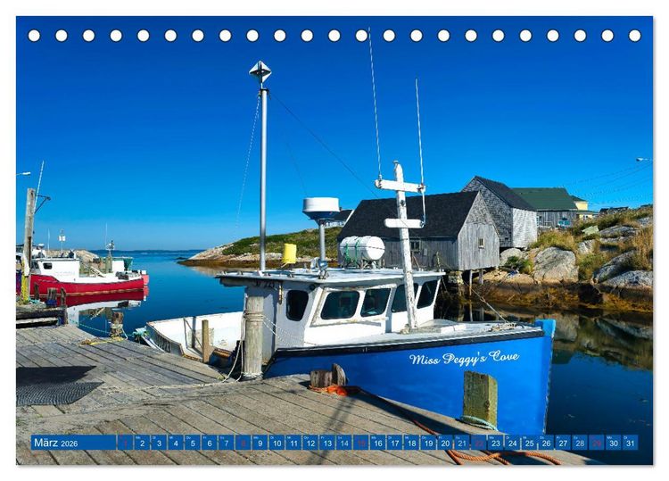 Produktbild: KANADA - Der maritime Osten (Tischkalender 2026 DIN A5 quer), CALVENDO Monatskalender