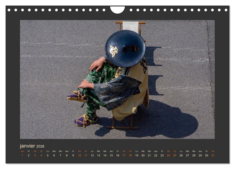 Produktbild: Japon, le pays fascinant et subtil (Calendrier mural 2026 DIN A4 vertical), CALVENDO calendrier mensuel