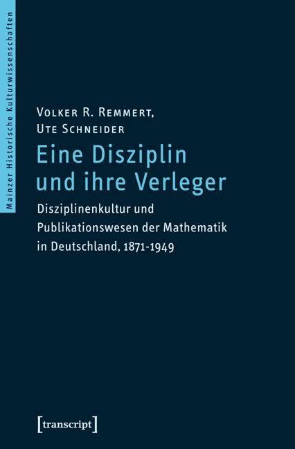 Produktbild: Eine Disziplin und ihre Verleger
